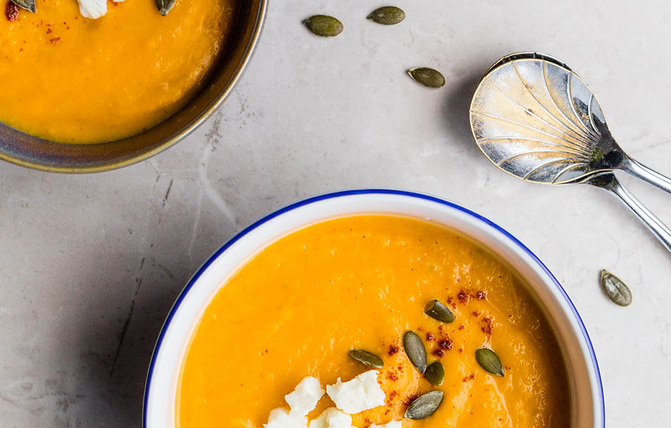 Pumpkin and Butternut Squash Soup